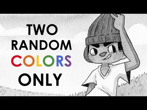 2 WATERCOLOR CHALLENGE - Turning TWO colors into THREE?!