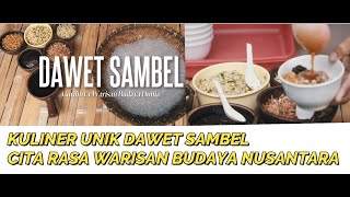 DAWET SAMBAL, GURIHNYA KULINER WARISAN BUDAYA DUNIA