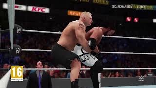 WWE 2K18 Brock Lesnar vs AJ Styles en Survivor Series
