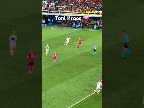 Toni kroos pass😳 #kroos #germany #deutschland #euro2024 #denmark #pass #viral #fy #fyp #skills #wow