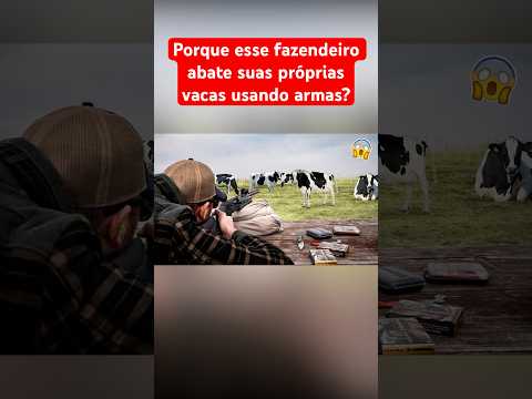 PORQUE ESSE FAZENDEIRO ABATE SUAS PRÓPRIAS VACAS COM ARMAS?