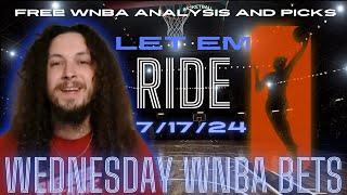 WNBA Picks Wednesday 7/17 | Dream vs Lynx | Fever vs Wings