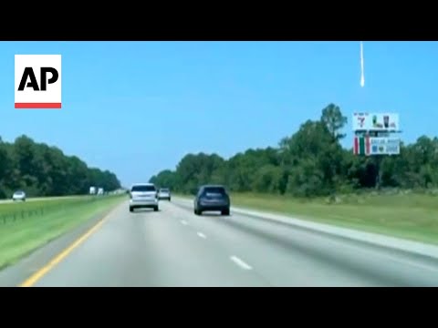YouTube video thumbnail: Object Seen Streaking Across the Sky in Georgia and South Carolina