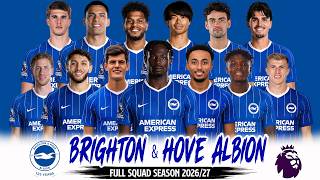 BRIGHTON Full Squad 2026/27 🔥 | New Brighton Team 26/27 | Pressmier League