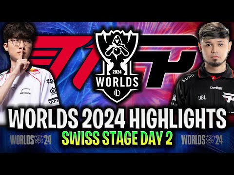 T1 vs PNG HIGHLIGHTS WORLDS 2024 SWISS STAGE DAY 2 - SKT T1 vs PAIN GAMING WORLDS 2024