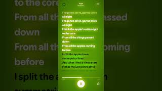 Apple by Charli xcx #lyrics #trending #spotify #music #shorts #tiktok #hits
