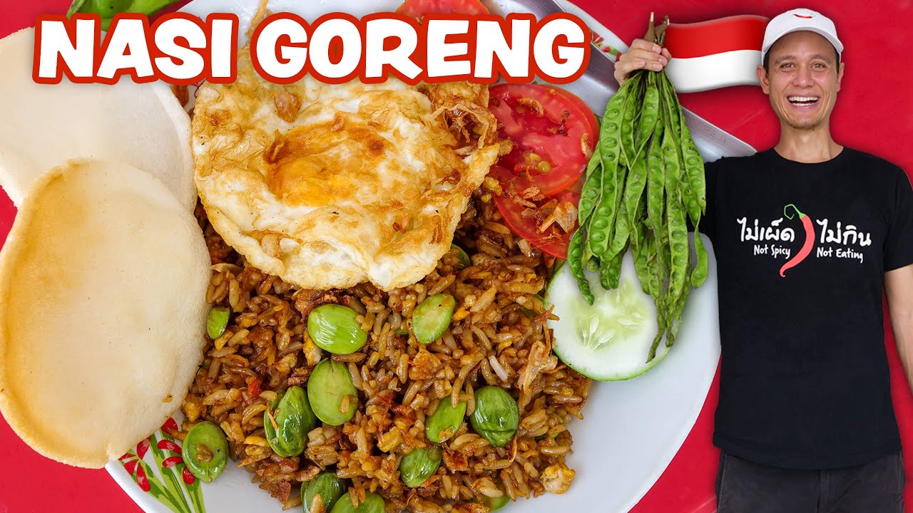 Indonesian Street Food NASI GORENG RECIPE - Fried Rice! Street Food at Home Ep. 3