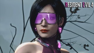 Resident Evil 4 Remake - Ada Wong And Her Cannons As White Lightning!!.