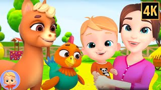 Farmer in the Dell and Animal Friends - Fun Farm Song - Learning Video & Nursery Rhymes for Kids