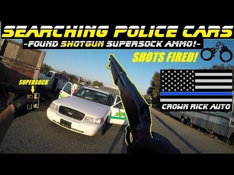 Searching Police Cars Found SuperSock ShotGun Ammo!