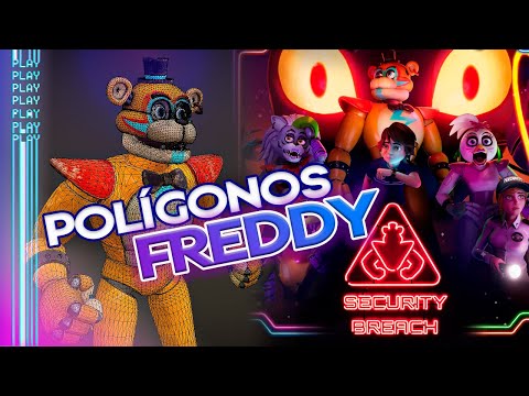 Quantos polígonos tem o Freddy de FNAF SB? #shorts #fnaf