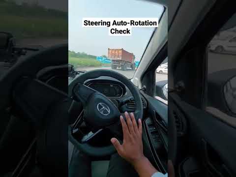 Steering Auto-Rotation Check of Tata Tiago #shorts #youtubeindia ๐๐๐ #tatatiago