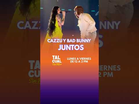 CAZZU cantó "Con Otra" en concierto de Bad Bunny