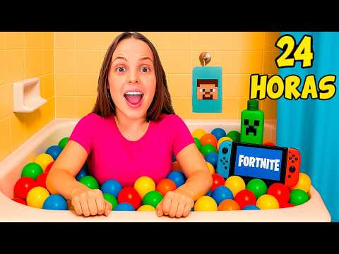 24 HORAS ENCERRADAS EN EL BAÑO