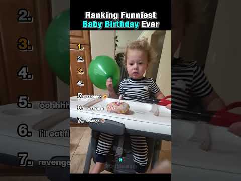Ranking Funniest Baby Birthday Ever ๐๐ถ