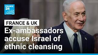 YouTube video thumbnail: 102 Former French and British Ambassadors Accuse Israel of Ethnic Cleansing