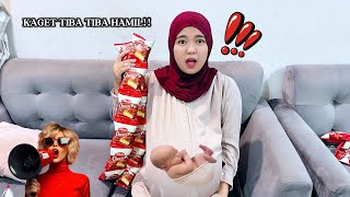 DRAMA IBU HAMIL KAGET KARNA BANGUN TIDUR PERUT MAKIN BESAR😱 akibat makan makanan bukan milik nya🔥💥 