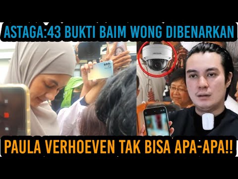 Tepat Hari Ini 43 Bukti Baim Wong Di Persidangan Semua Dikeluarkan: Ternyata Paula Verhoeven Begini!