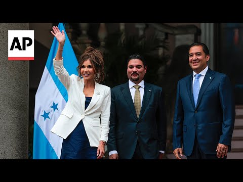 YouTube video thumbnail: Kristi Noem Visits Honduras to Discuss Immigration and Security