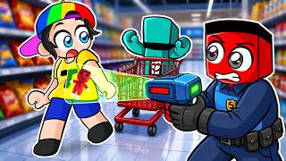 Roblox'ta Market Hırsızlarını Yakalayıp EN İYİ POLİS Oldum !!