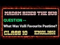 Understanding Valli's Observations and Feelings