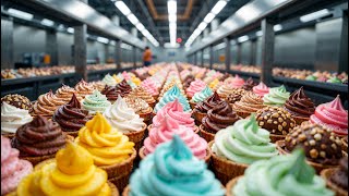 ഐസ്ക്രീം ഫാക്ടറി | Mega Ice Cream Factory | Ice Cream Production