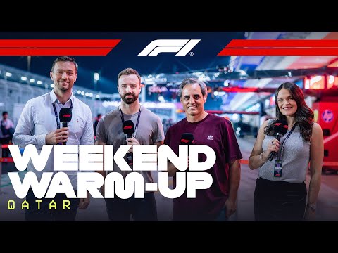 YouTube video thumbnail: Weekend Warm-Up | 2025 Qatar Grand Prix