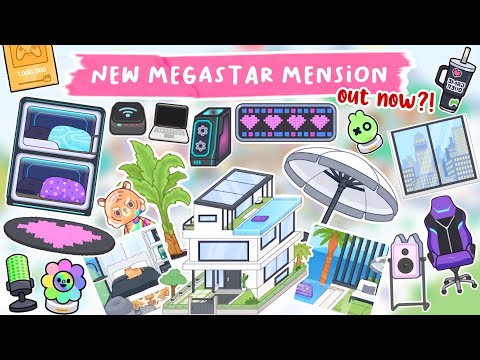 Toca Life World : NEW HOME DESIGNER MEGASTAR MANSION OUT NOW | TOCA BOCA UPDATE