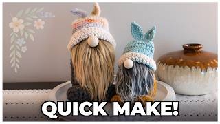 How to Crochet a Gnome for Easter!