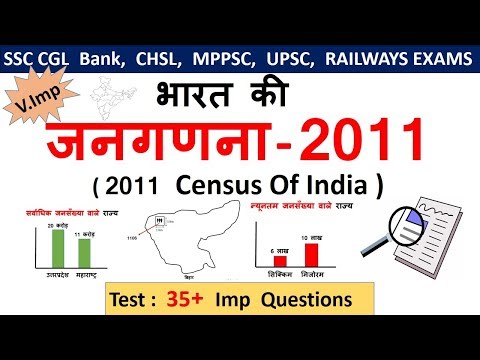 Indian Geography : Census  2011 | भारत की जनगणना 2011