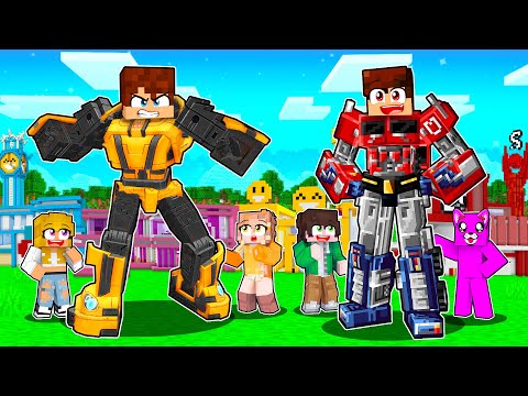 MAMY SUPER MOCE TRANSFORMERS w Minecraft!