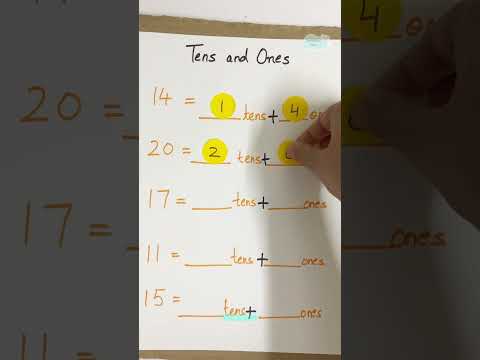 Check out low prep tens and ones activity 😊