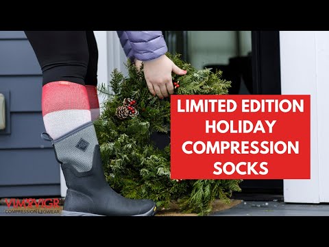 Holiday Compression Socks Now Available! - VIM & VIGR