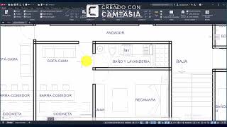 Plano de 6 Departamentos y Restaurante en Terreno 12x30