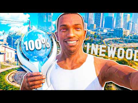 FAZER 100% DO GTA SAN ANDREAS ME FEZ CHORAR (DEU ERRADO) - O FILME