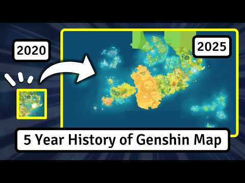 5 Year History of Genshin Map 1.0 to 6.0