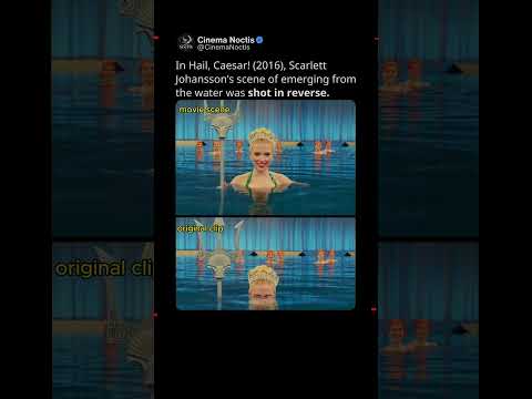 Hail, Caesar 2016-Scarlett Johansson scene was shot in reverse #moviedetails #movietrivia