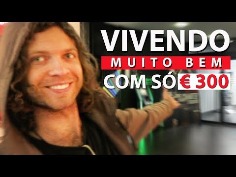 Vivendo MUITO BEM EM PORTUGAL com só 300 EUROS AO MÊS