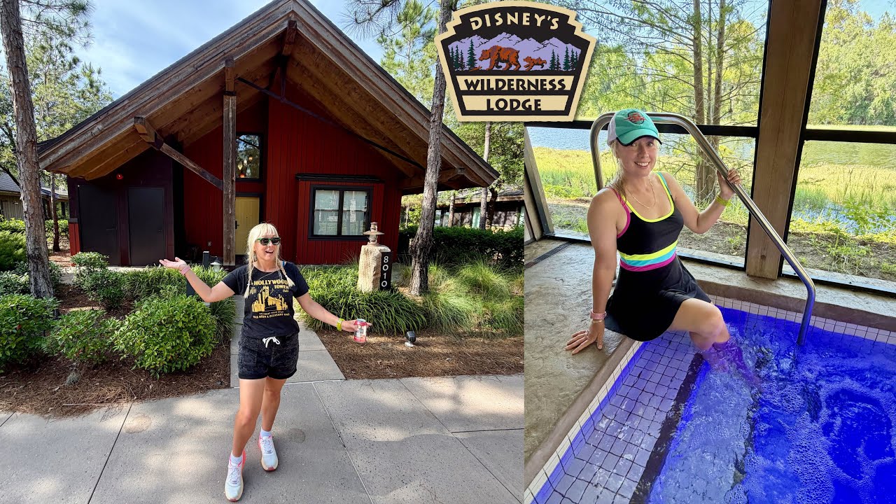 We Stayed at Disney's Cascade Cabins! FULL TOUR, 2-Night Stay, Private Hot Tub, Pools & Dining