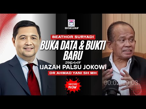 BEATHOR SURYADI BUKA DATA BARU DAN BUKTI DUGAAN IJAZAH PALSU JOKOWI