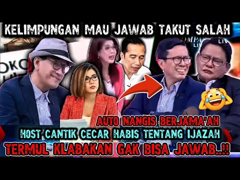 MAMPUZ , Host cantik bikin Termul kelabakan, ijazah Jokowi kalau asli tunjukkan