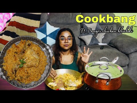 Cookbang: Delicious TANGRI CHICKEN wali khichdi🤤
