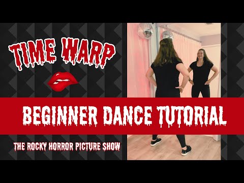 "TIME WARP" Dance 🫦 (BEGINNER DANCE TUTORIAL) 'The Rocky Horror Picture Show' 🫦 Step-by-Step & Easy!