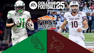 First Responder Bowl 2024 Simulation - North Texas vs. Texas State
