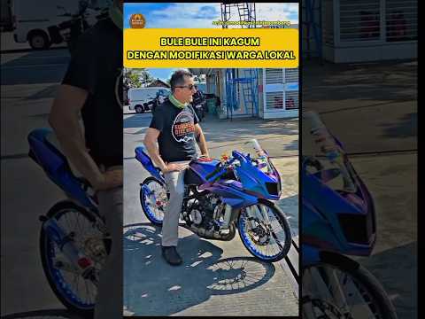 Bikers Eropa Ini Takjub Lihat Motor Custom Lokal di SPBU! #shorts #viralvideo