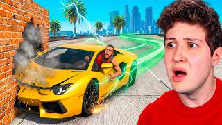 Cada que CHOCO mi AUTO se HACE más RÁPIDO en GTA 5! 🚘⚡️ (Mods)