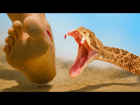 BITTEN by Venomous Rattlesnake - Trying to Survive