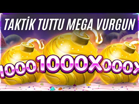 SWEET BONANZA 1000 🍭 BONANZA DA TAKTİK TUTTU MEGA VURGUN !! #slotoyunları