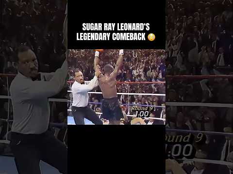This comeback by Sugar Ray was unreal 😳🥊 #sparring #boxing #boxeo #sugarrayleonard #knockout