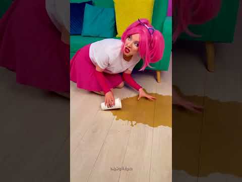 تميز الكابتشينو ☕💦 عملية الاستيلاء السرية على القهوة! #فيديوهات_قصيرة
